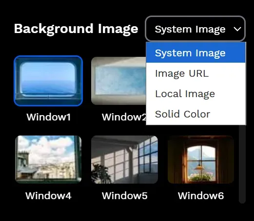 settings theme background image